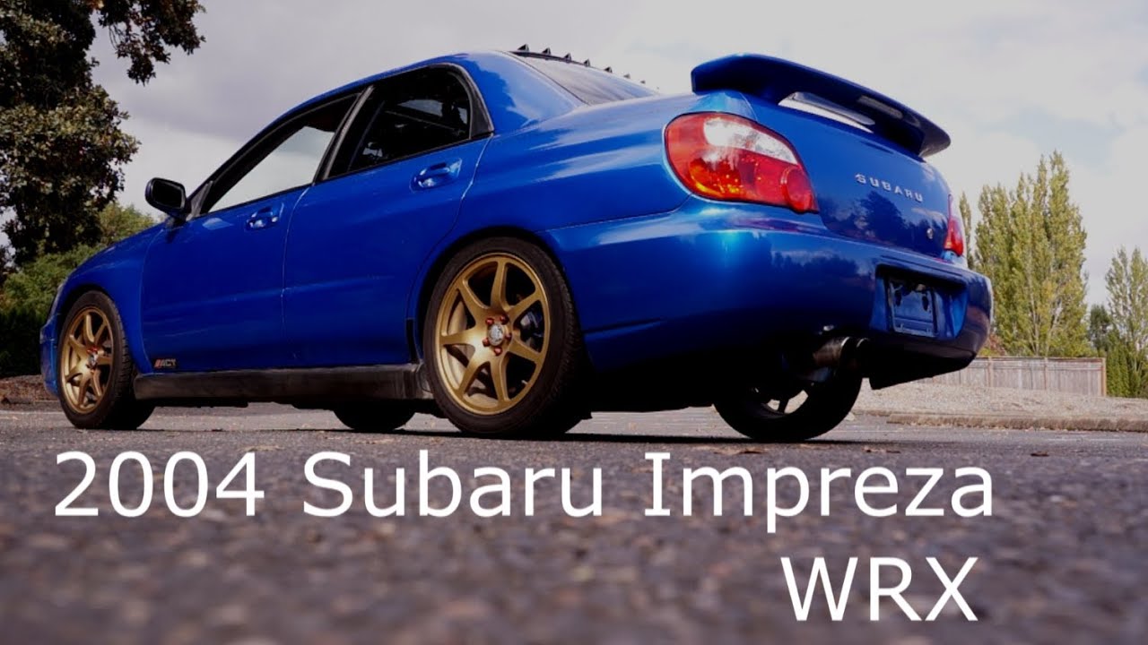 2004 Subaru Impreza WRX Rally Blue Gold Rims &mdash; осмотрите всё изнутри и снаружи