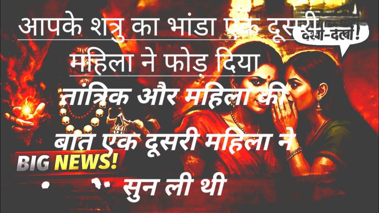 तांत्रिक और महिला का गहरा राज अब जग जाहिर हो रहा है 🌑 बातें सबके सामने आने वाली है आपको परेशान करने