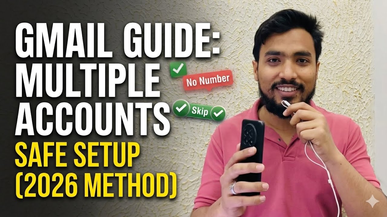 How to create unlimited gmail accounts without phone number 2026 | Unlimited Email without number 