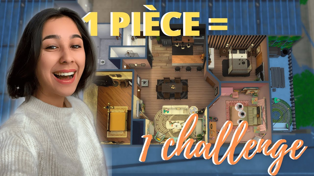1 PIÈCE = 1 CHALLENGE 🥵 Les Sims 4