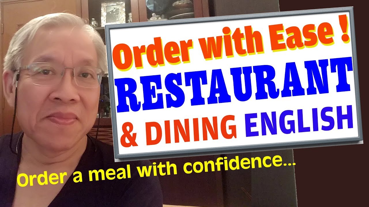 Restaurant English and Dining Terms-English Fluency