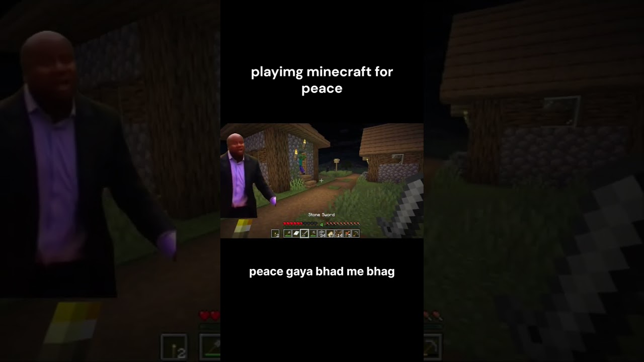 playing Minecraft for 1 time and watch what happened 🥲