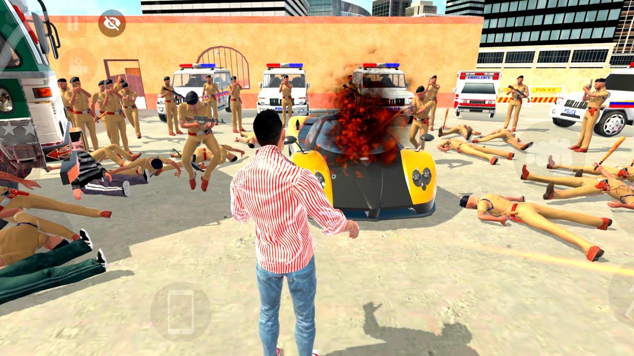 Franklin & police ne new super car tod diya 😱 Indian Theft Auto Simulator 🔥 | New Update 🤩