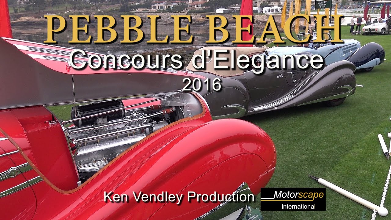 2016 Pebble Beach Concours Ken Vendley Production / Motorscape International