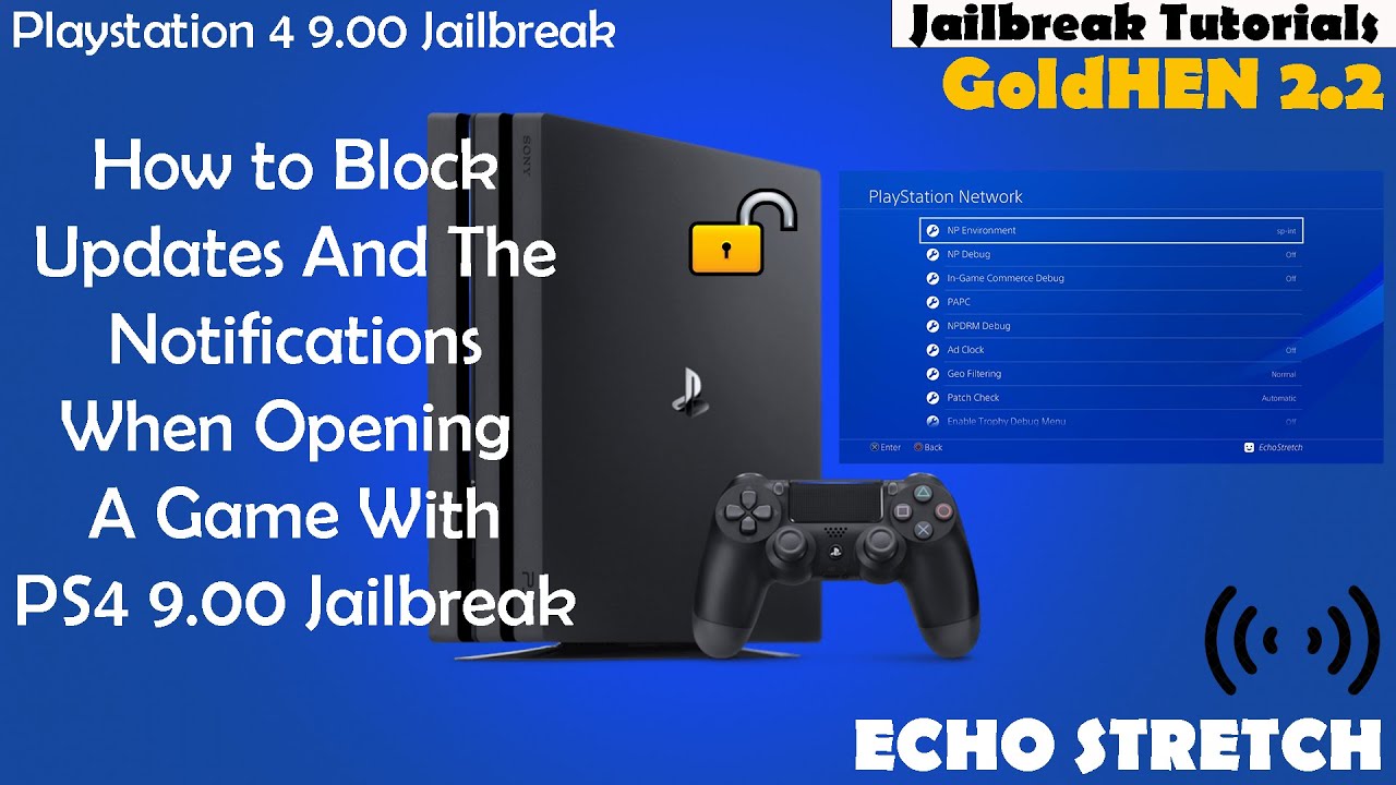 How to Block Updates And The Notifications When Opening A Game With PS4 9.00 Jailbreak