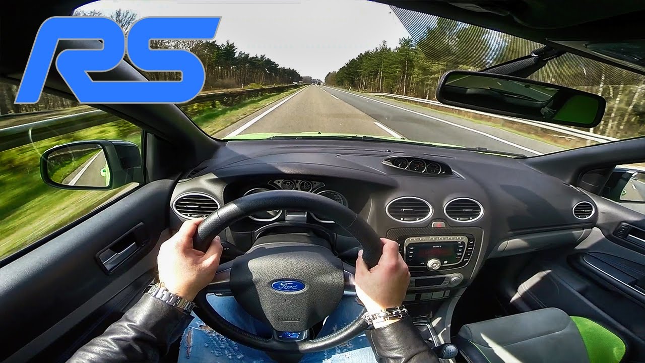 Ford Focus RS MK2 426HP ACCELERATION & TOP SPEED Autobahn POV Test Drive
