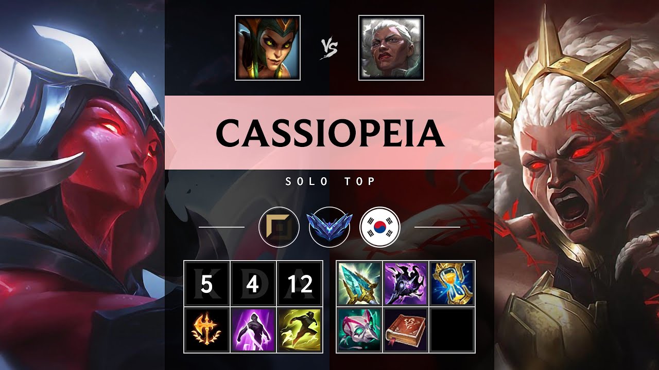 Cassiopeia Top vs Ambessa - KR Diamond Patch 25.15