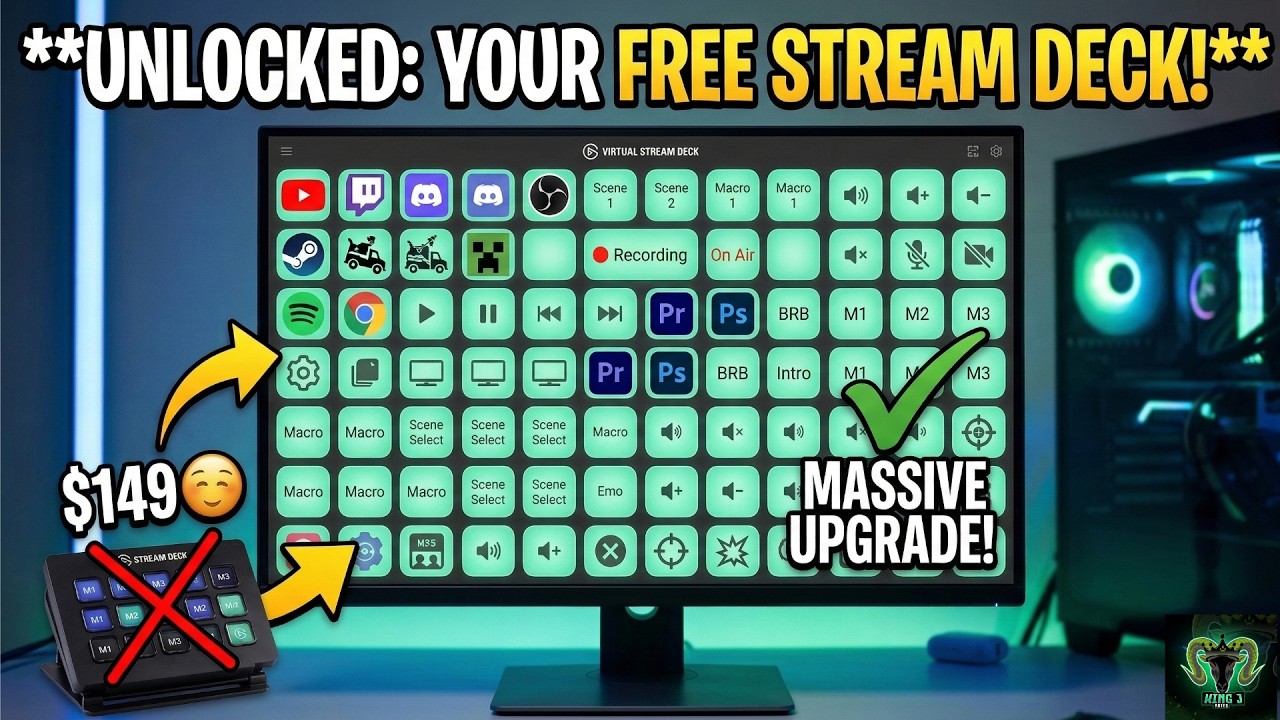 How to Get a FREE Extra Stream Deck (Virtual Stream Deck Tutorial)