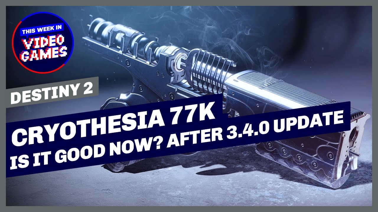 Cryothesia 77k review - Is it good now? (Destiny 2 Sandbox 3.4.0)