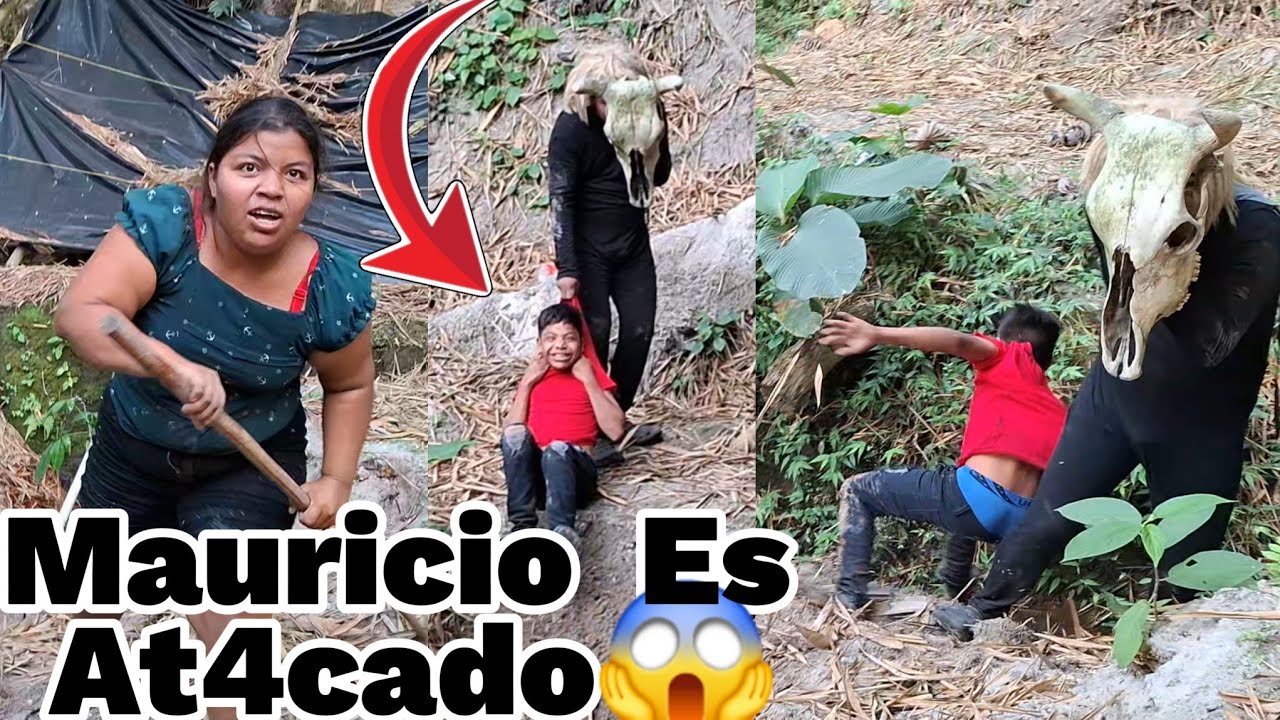 😱Rosi Grita del Miedo//El Hombre Vaca At4ca a Mauricio😭