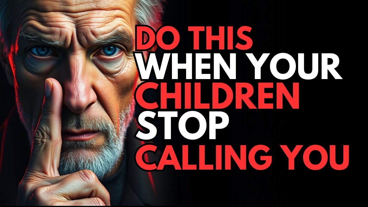 When Your CHILDREN No Longer CALL or VISIT You, Do This IMMEDIATELY | Stoicism