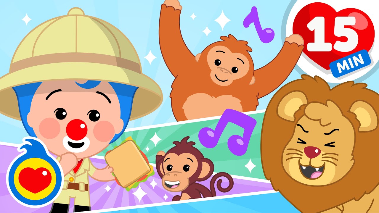 Plim Plim Safari: Guing Gang, En Busca De Un León 🦁🦓 Y Más Canciones Infantiles (15 Min) | Plim Plim