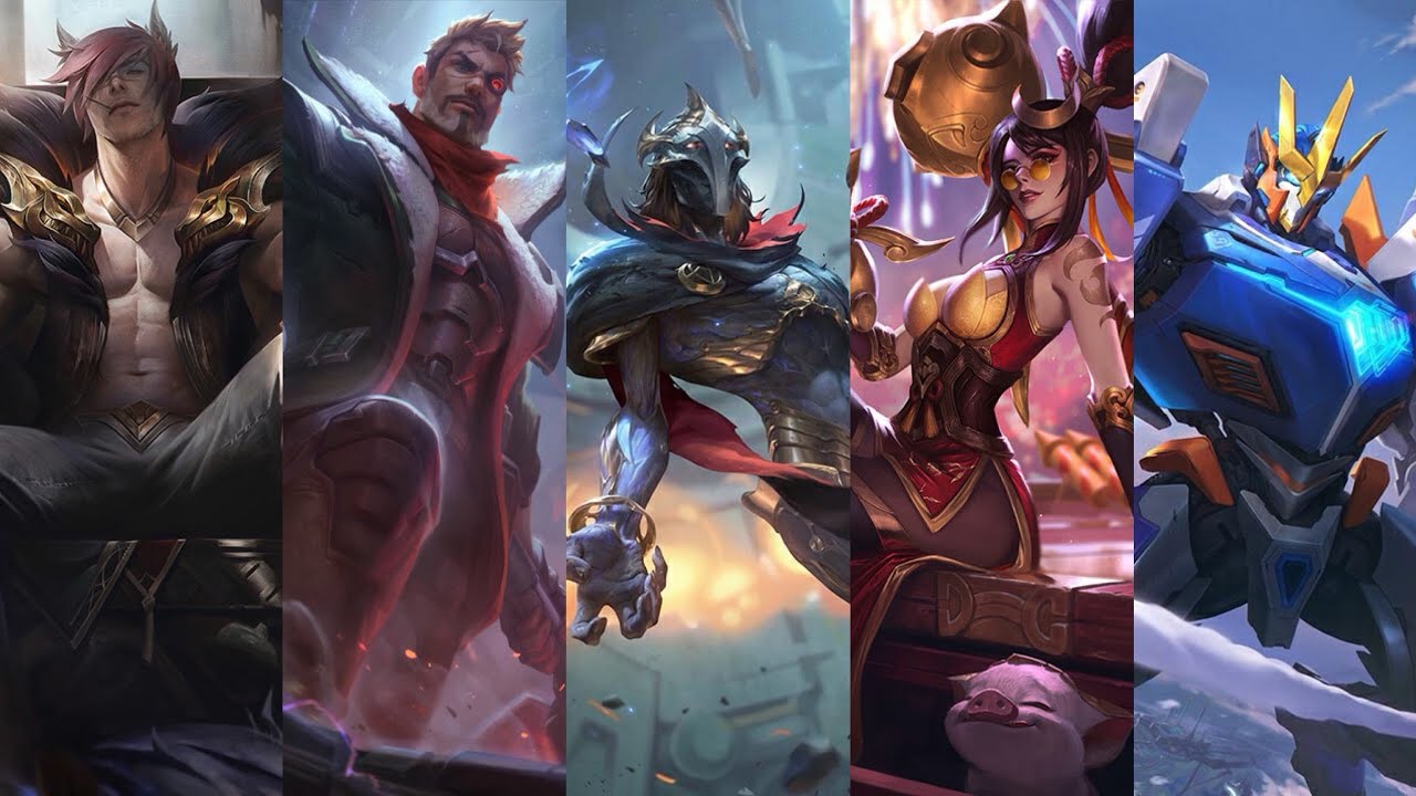 LMHT Summoner Rift (Demacia): Sett, Jayce, Viktor, Vayne, Galio - 118