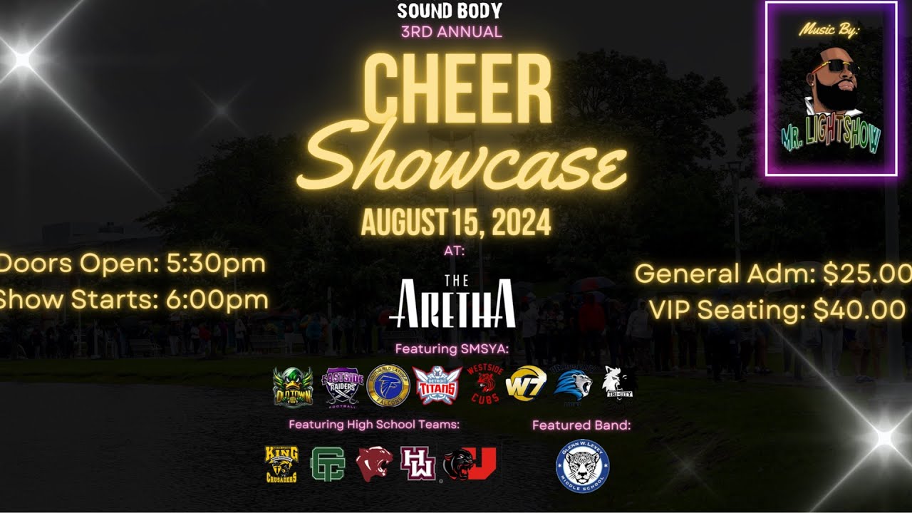 Are yall ready for the LIVEST and THE LARGEST CHEER SHOWCASE in the CITY ?!!!