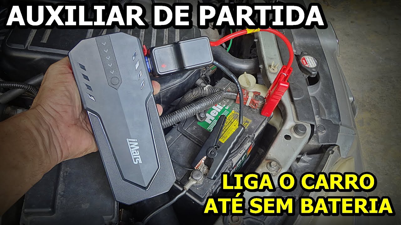 Auxiliar de Partida iMars J06 - JUMP STARTER iMars J06 - Auxiliar de Partida Portatil - FVM