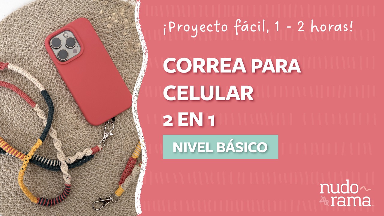 DIY: Correa para celular (muñequera y crossbody)