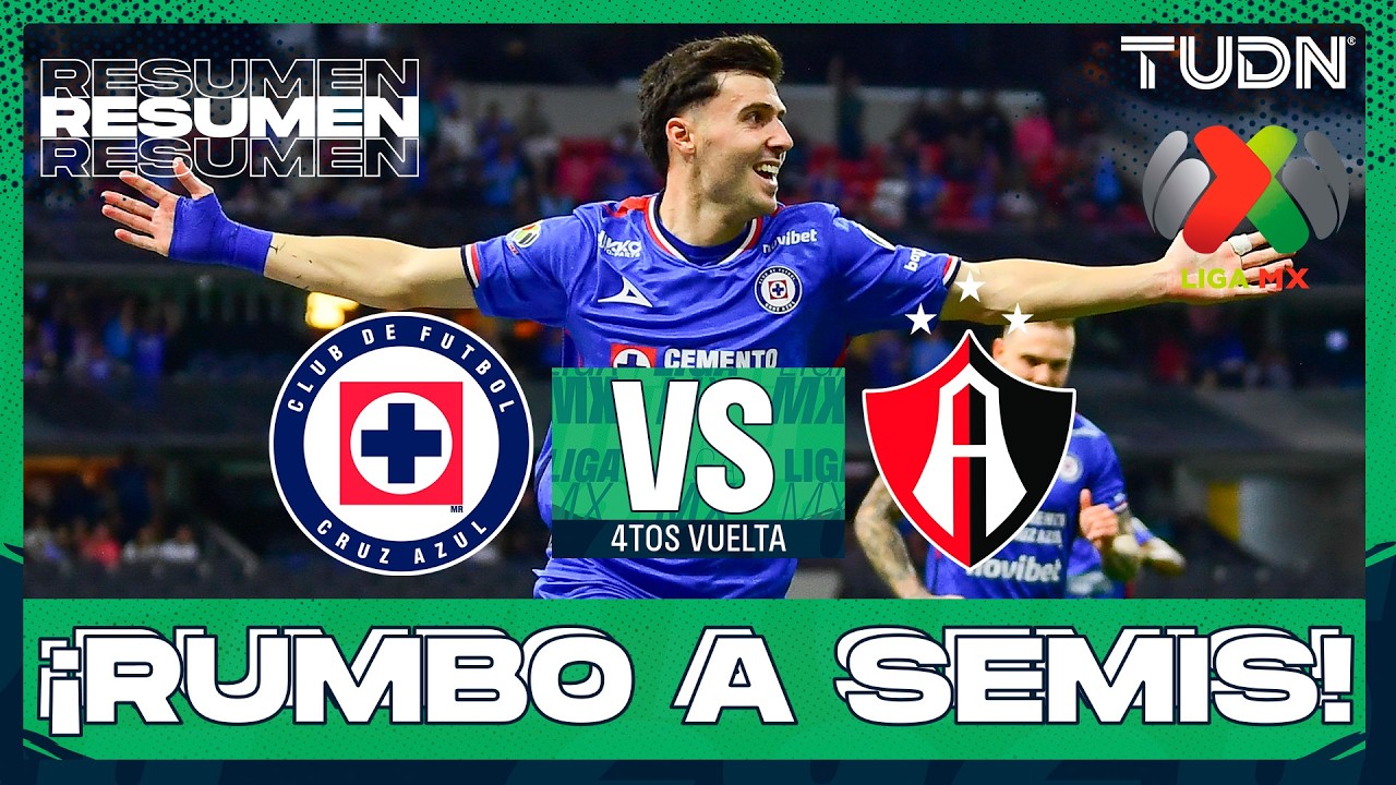 RESUMEN I Cruz Azul vs Atlas | Liga MX - Cuartos de Final - Vuelta Clausura 2026 | TUDN