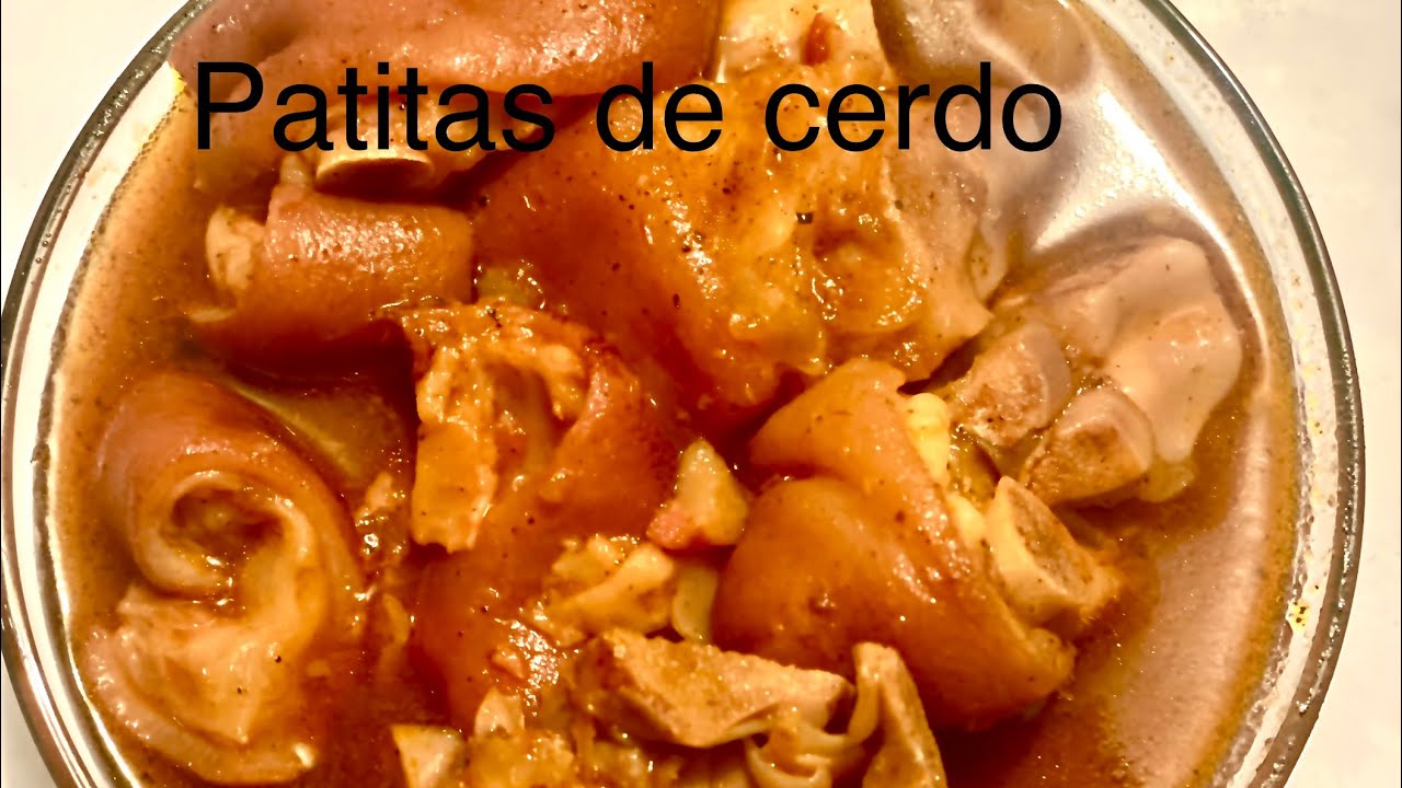 Patitas de Cerdo Guisadas.