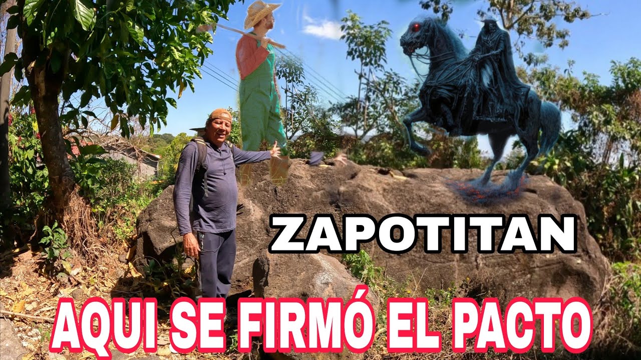 Recorriendo Zapotitan tuve la oportunidad de visitar la tan famosa y misteriosa PIEDRA DEL PACTO 