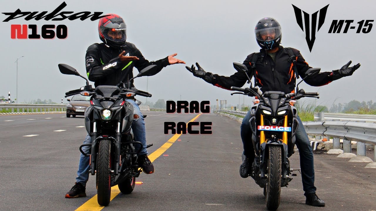 Yamaha MT15 2.0 VS Pulsar N160 DRAG RACE