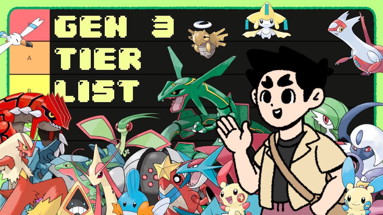 Ranking All Gen 3 Pokemon