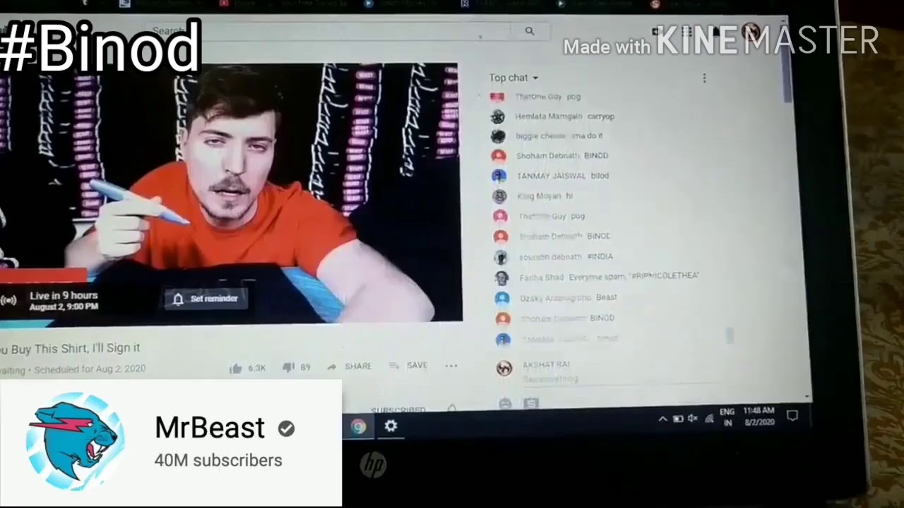 I became celebrity/ thanks slayy point. I didnt known that I became famous