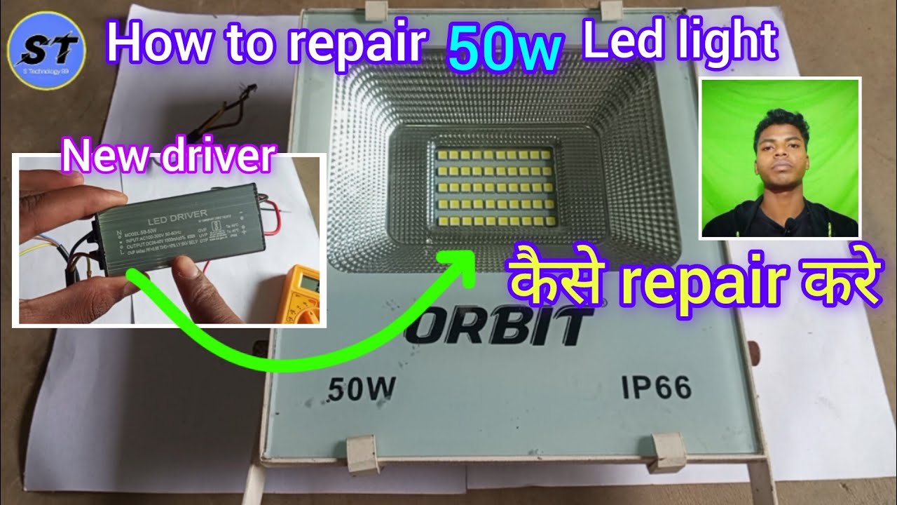 50w LED light repair | S Technology 99 | #ledlightrepair #repair