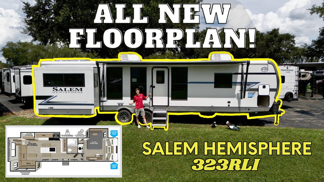 2026 Salem Hemisphere 323RLI | New Floorplan Walkthrough (Rear Lounge + Desk)