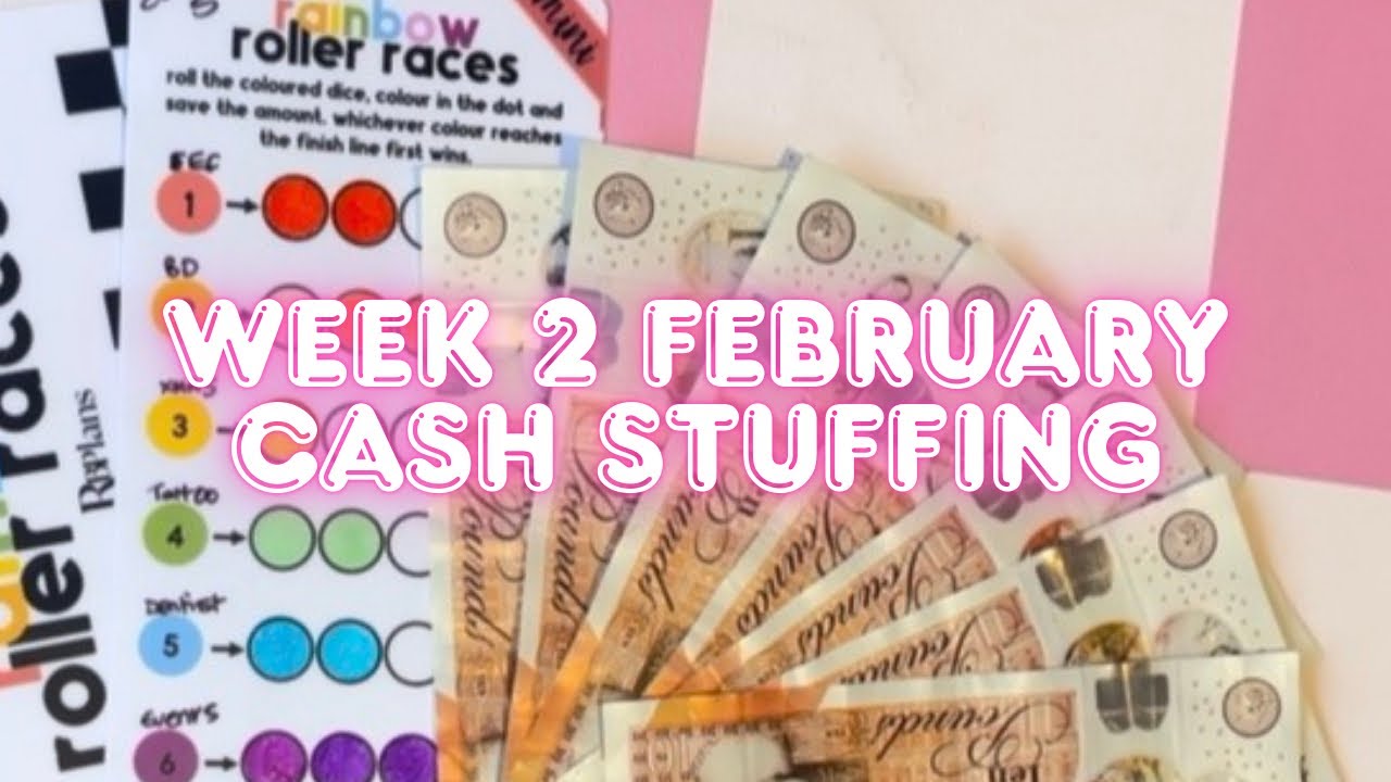 Week 2 February cash stuffing ( I think) 👀 