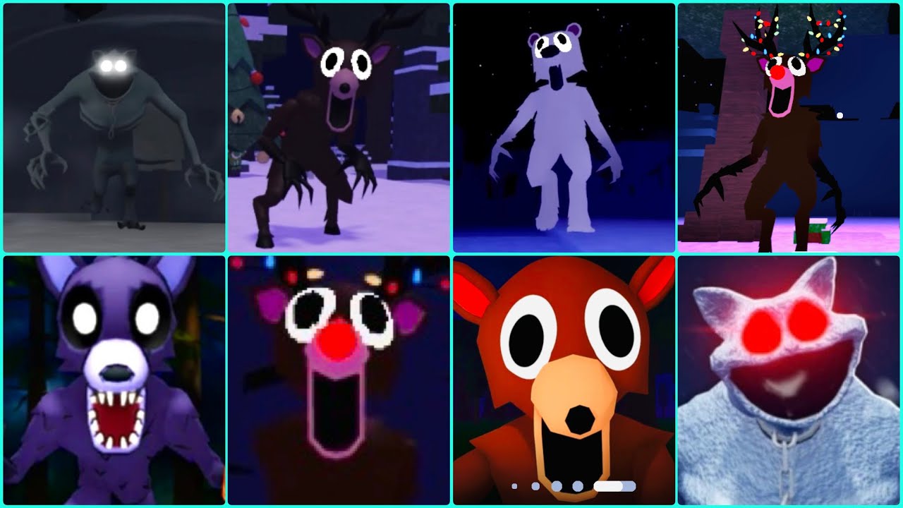 99 Nights In The Forest:- Deer Vs Winter Vs Cult Deer Vs Bear & Other Jumpscares 