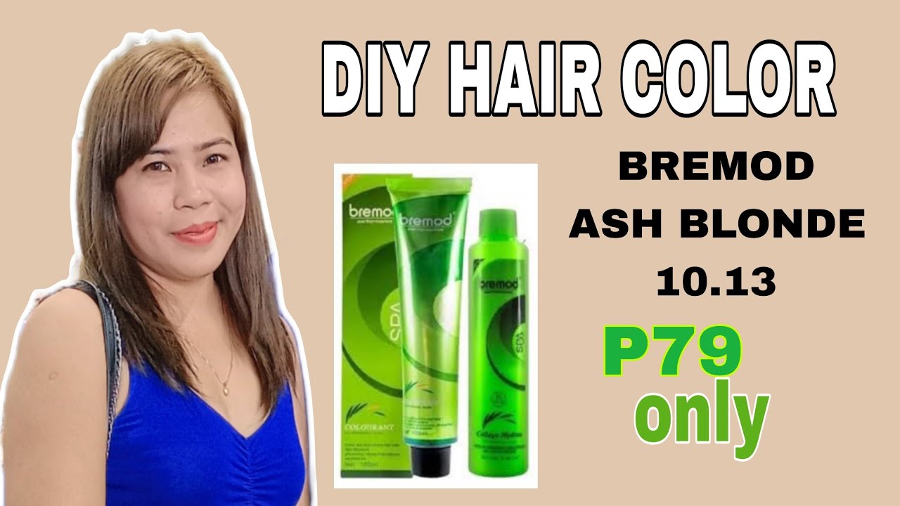 DIY AFFORDABLE HAIR COLOR AT HOME |BREMOD ASH BLONDE 10.13 | Charming Karen