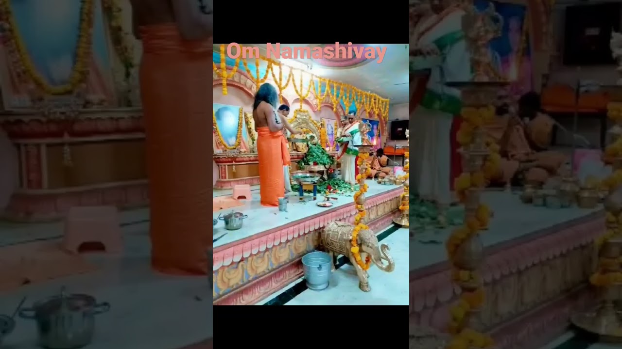 shivarati celebration #religion #hindutemple #filmora #vishwanatha#abhishekam#pooja#kashi#shiva