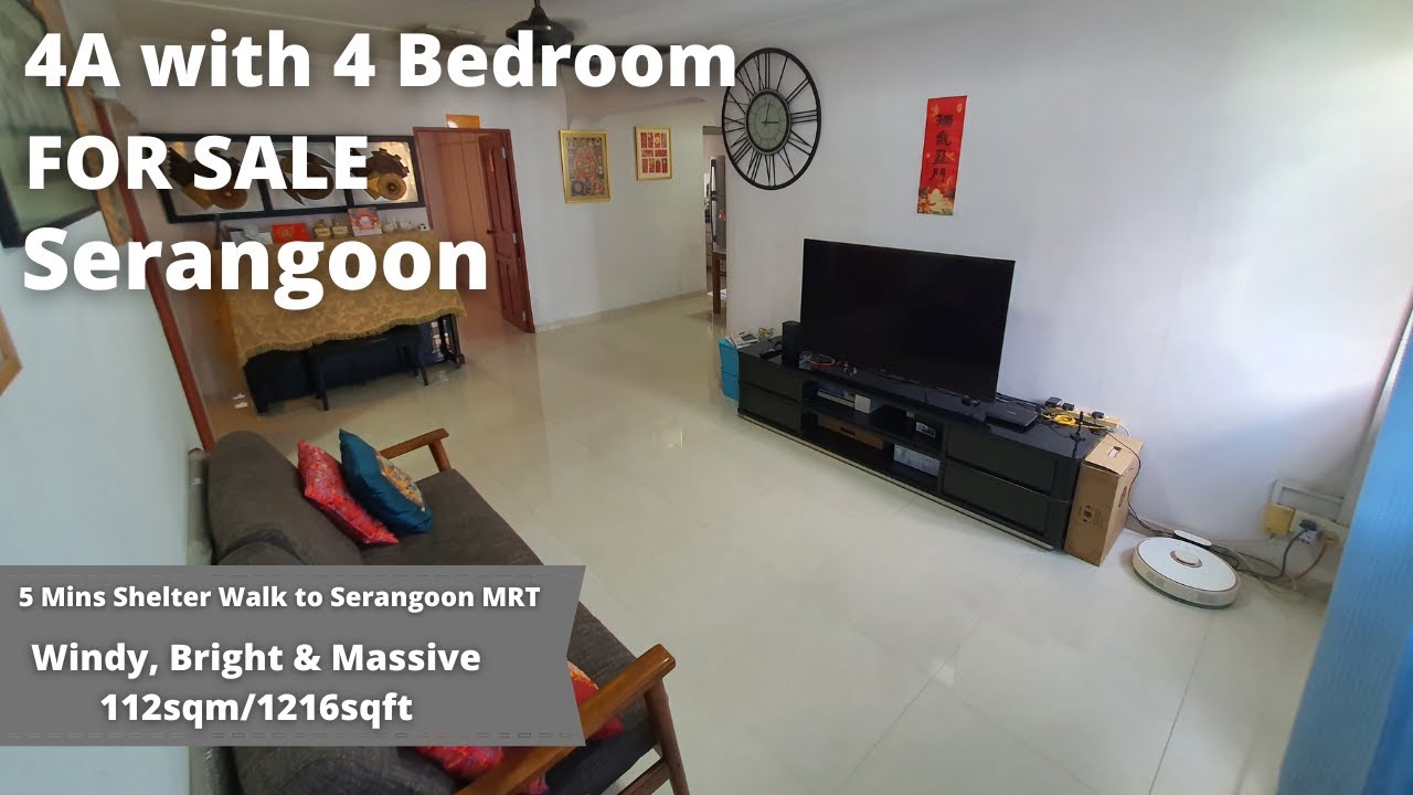Your 4 Bedroom Home Awaits @ 422 Serangoon Central - 4A HDB - 5 Mins Sheltered Walk Serangoon MRT