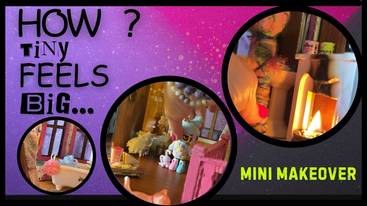 How~to Make and decorate for the refreshing dollhouse makeover ✨