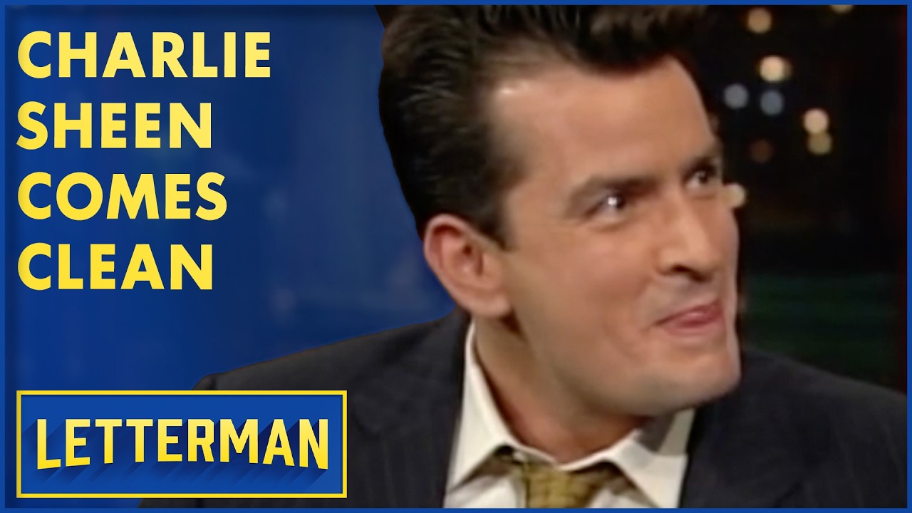 Charlie Sheen On Overcoming His Addictions | David Letterman