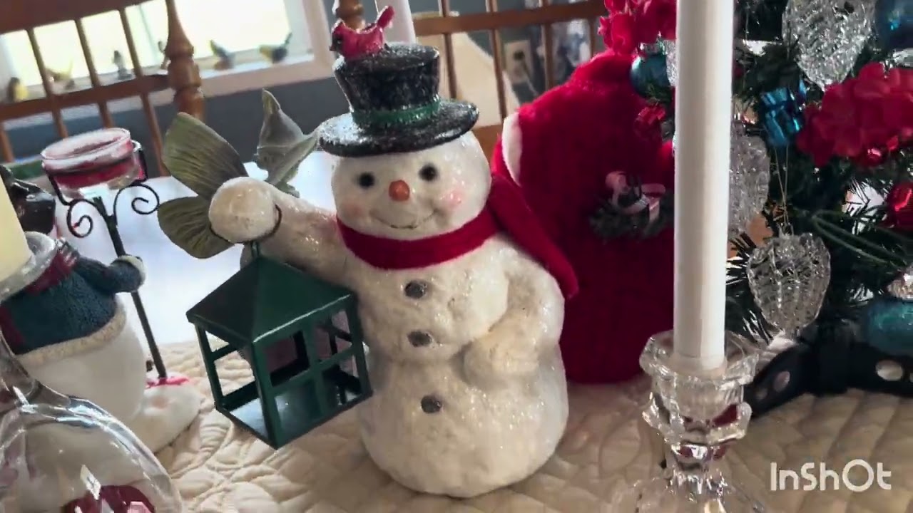 How to transition your Christmas decorations into Valentines decorations ￼