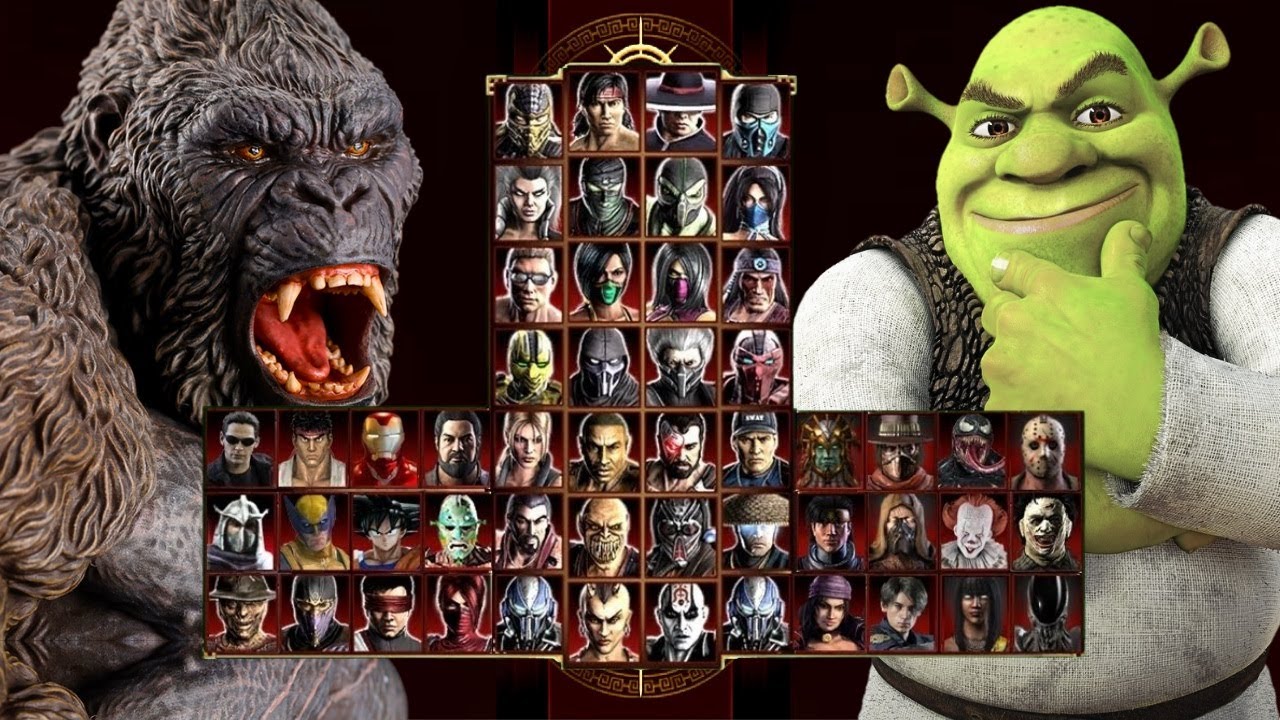 Mortal Kombat 9 - KONG 🐵 & SHREK - Expert Tag Ladder - Gameplay @(1080p) - 60ᶠᵖˢ ✔