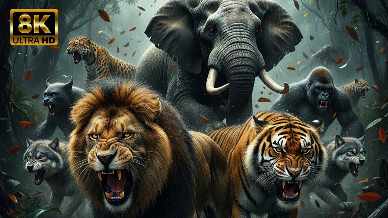 8K WILDLIFE The Ultimate African Safari Ultra HD Relaxation & Nature Discovery