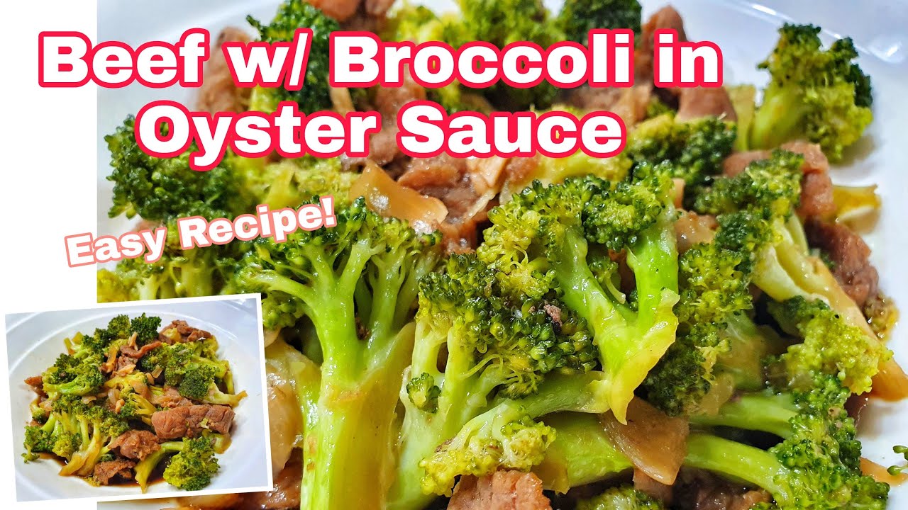 BEEF BROCCOLI IN OYSTER SAUCE | EASY AND QUICK RECIPE