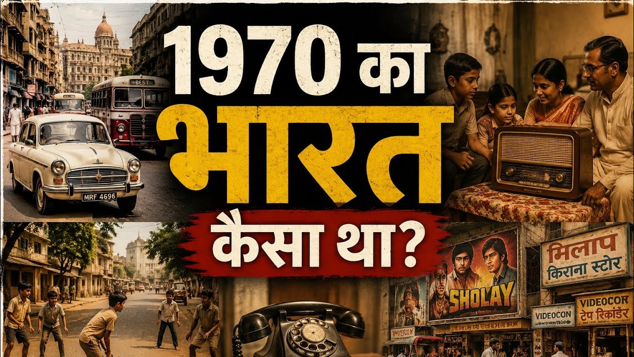 Life in India Before Internet 🤯 | 1970 India Explained.
