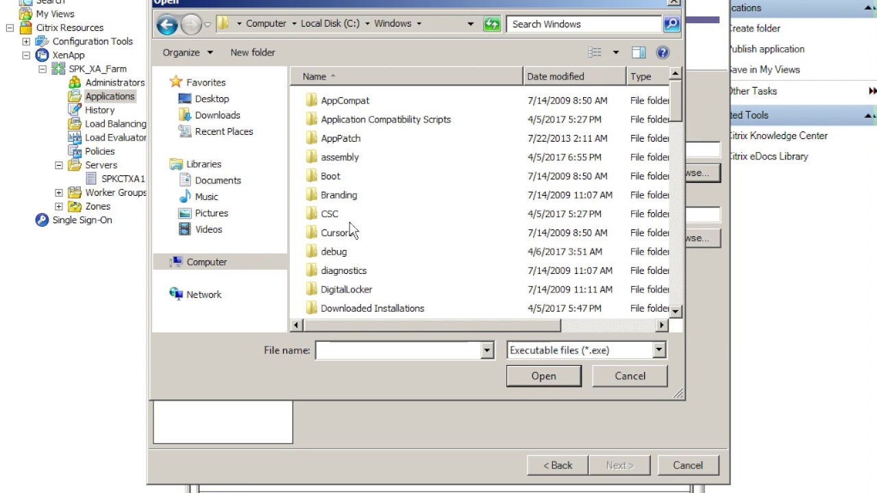 Citrix XenApp 6.5- Publish Application.