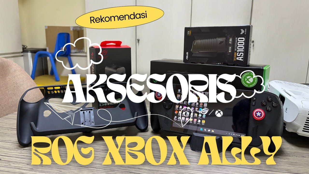 REKOMENDASI AKSESORIS BUAT ROG XBOX ALLY KALIAN MAKIN KEREN #unboxing #rekomendasi #rogxboxally 