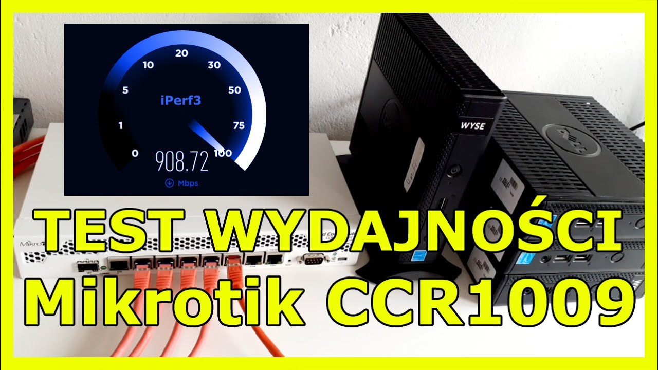 Mikrotik CCR1009-7G-1C-PC TEST WYDAJNOŚĆI IPERF3