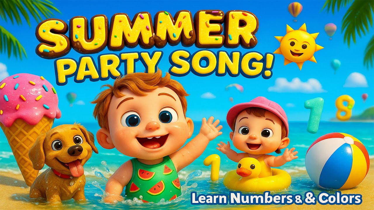 Summer Sprinkler Dance! | Nursery Rhymes & Songs for Kids | Kiki Kids Tv