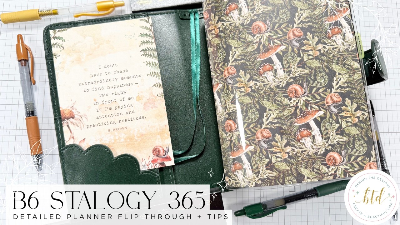 Обзор моего ежедневника | Моя организация ежедневника Stalogy 365 Bullet Journal формата B6 | Мно...