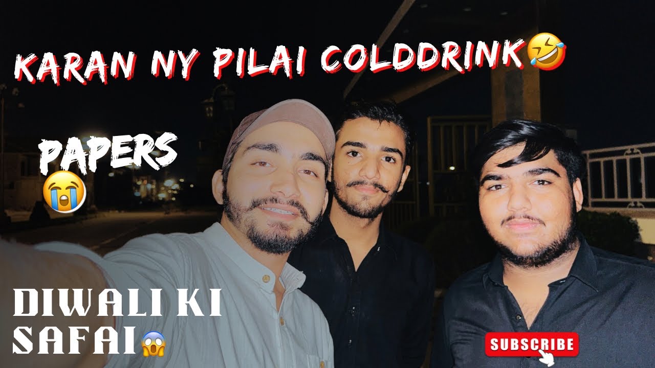 Mery papers😭| Gurudwary mn diwali ki safai😱|karan k paiso ki cold drink🤣|jatinrai || vlog day 52