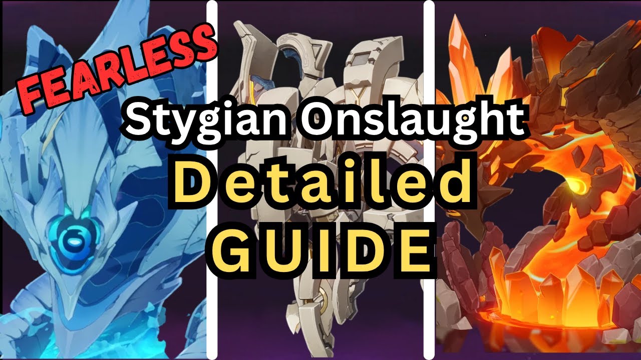 Stygian Onslaught in depth Guide fearless all Bosses | Genshin Impact 5.7