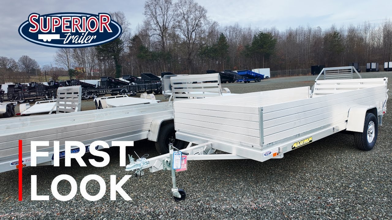 Aluma 6814H Utility Trailer w/ Bi-Fold Tailgate | FIRST LOOK