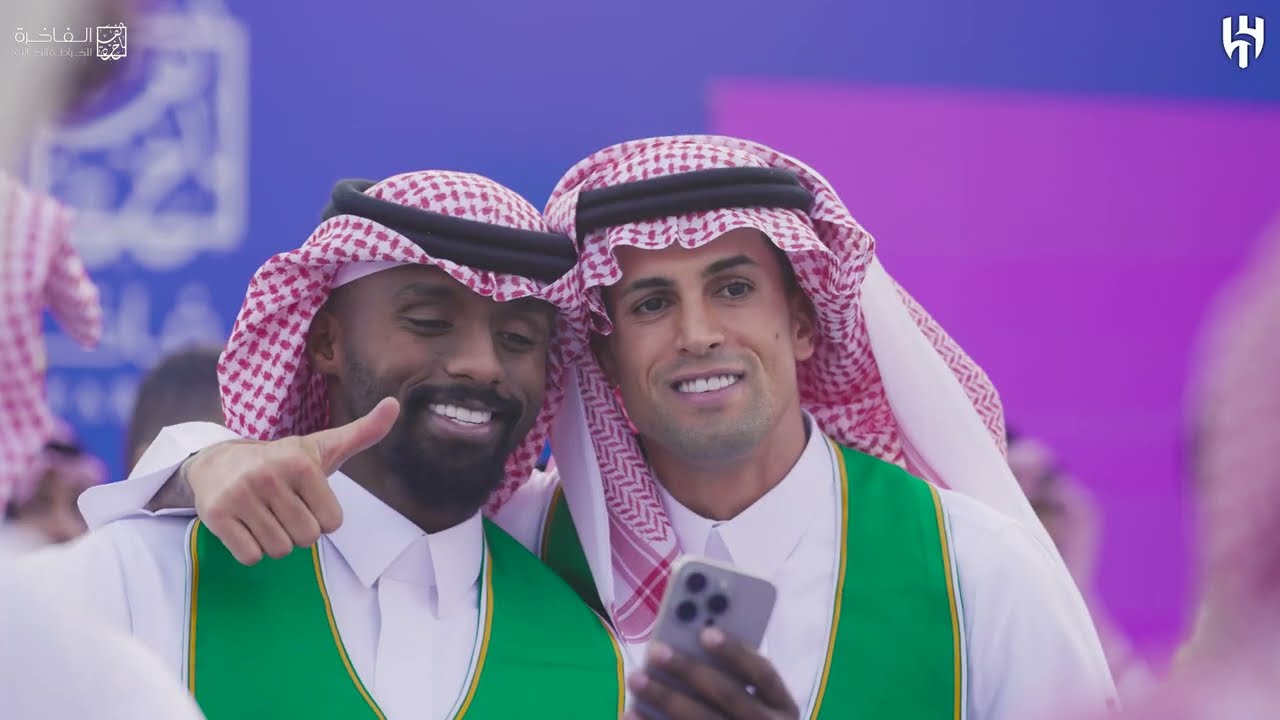 خلف الكواليس من احتفال الهلال باليوم الوطني 🇸🇦