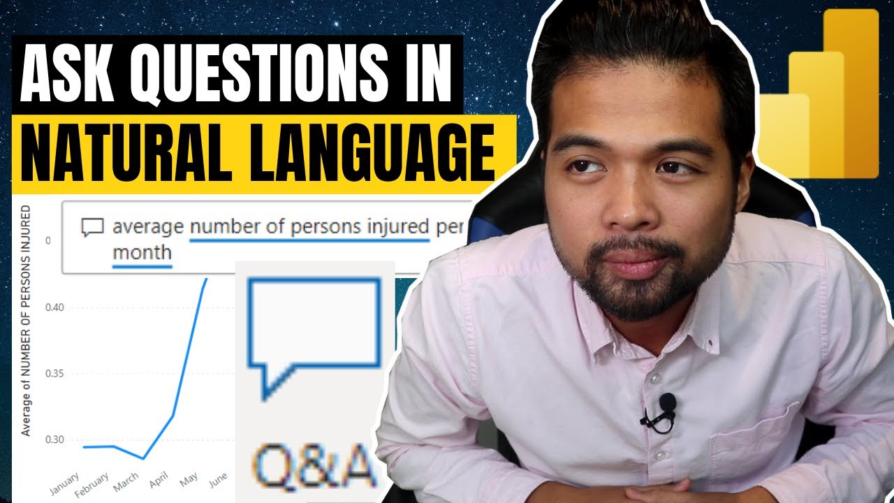 How to use Q&A in Power BI to ASK natural-language questions // Beginners Guide to Power BI in 2020